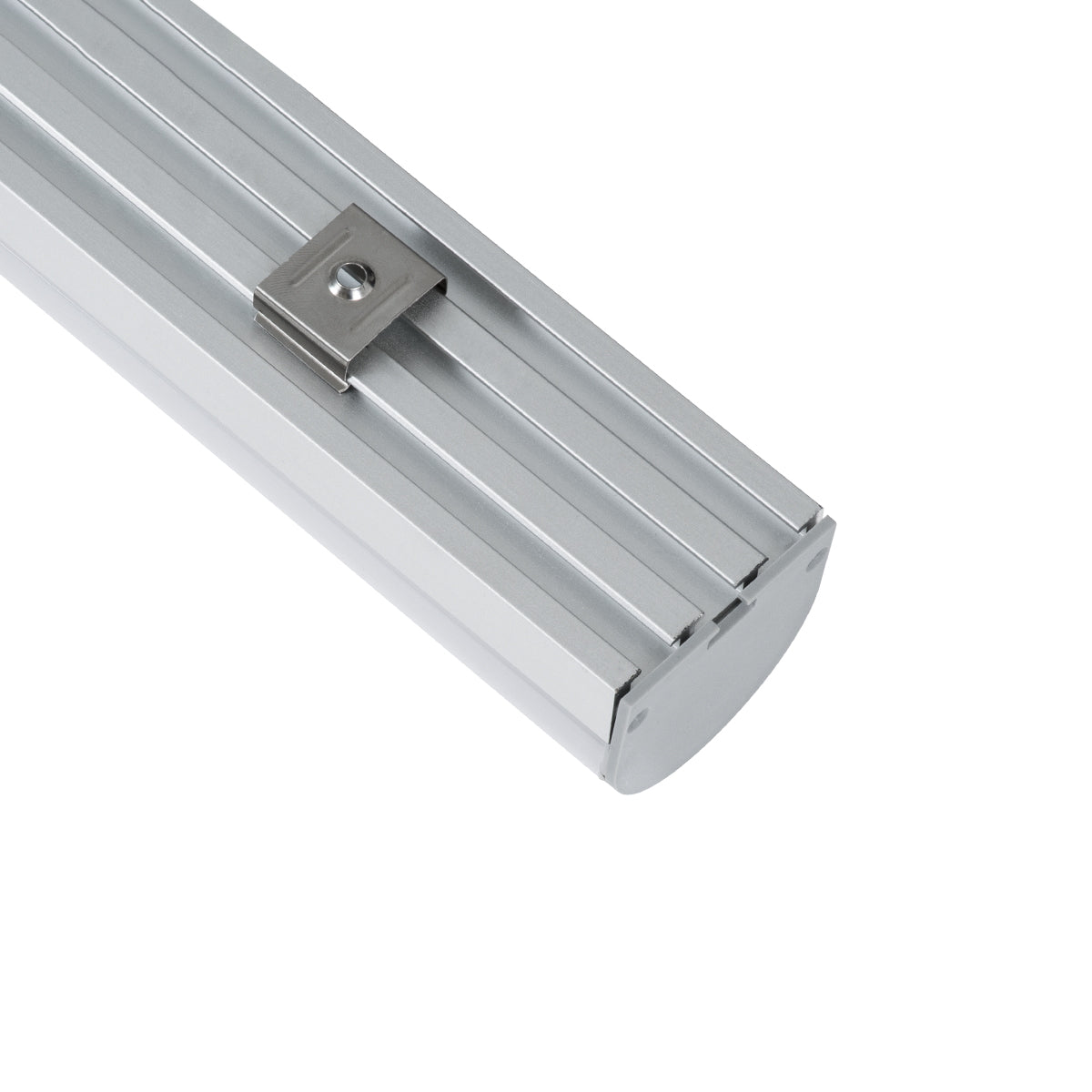 GloboStar® SURFACEPENDANT-PROFILE 70870-1M Προφίλ Αλουμινίου - Βάση & Ψύκτρα Ταινίας LED με Λευκό Γαλακτερό Κάλυμμα - Επιφανειακή & Κρεμαστή Χρήση - Πατητό Κάλυμμα - Ασημί - 1 Μέτρα - Μ100 x Π4.5 x Υ4.2cm - ledmania.gr