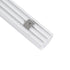 GloboStar® 70871-3M Επιφανειακό Προφίλ Αλουμινίου Λευκό με Οβάλ Λευκό Οπάλ Κάλυμμα για έως 3 Σειρές Ταινίας LED Πατητό - Press On 3 Μέτρα - ledmania.gr