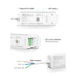 GloboStar® 71439 WL3-P75V24 Mi-Light Ασύρματο RF 2.4Ghz Smart Controller LED Driver Wireless WiFi 3 Καναλιών για RGB Προϊόντα LED 75W 3A - AC 100-240V σε DC 24V - IP20 Μ19 x Π5.5 x Υ3.2cm - 5 Years Warranty - ledmania.gr