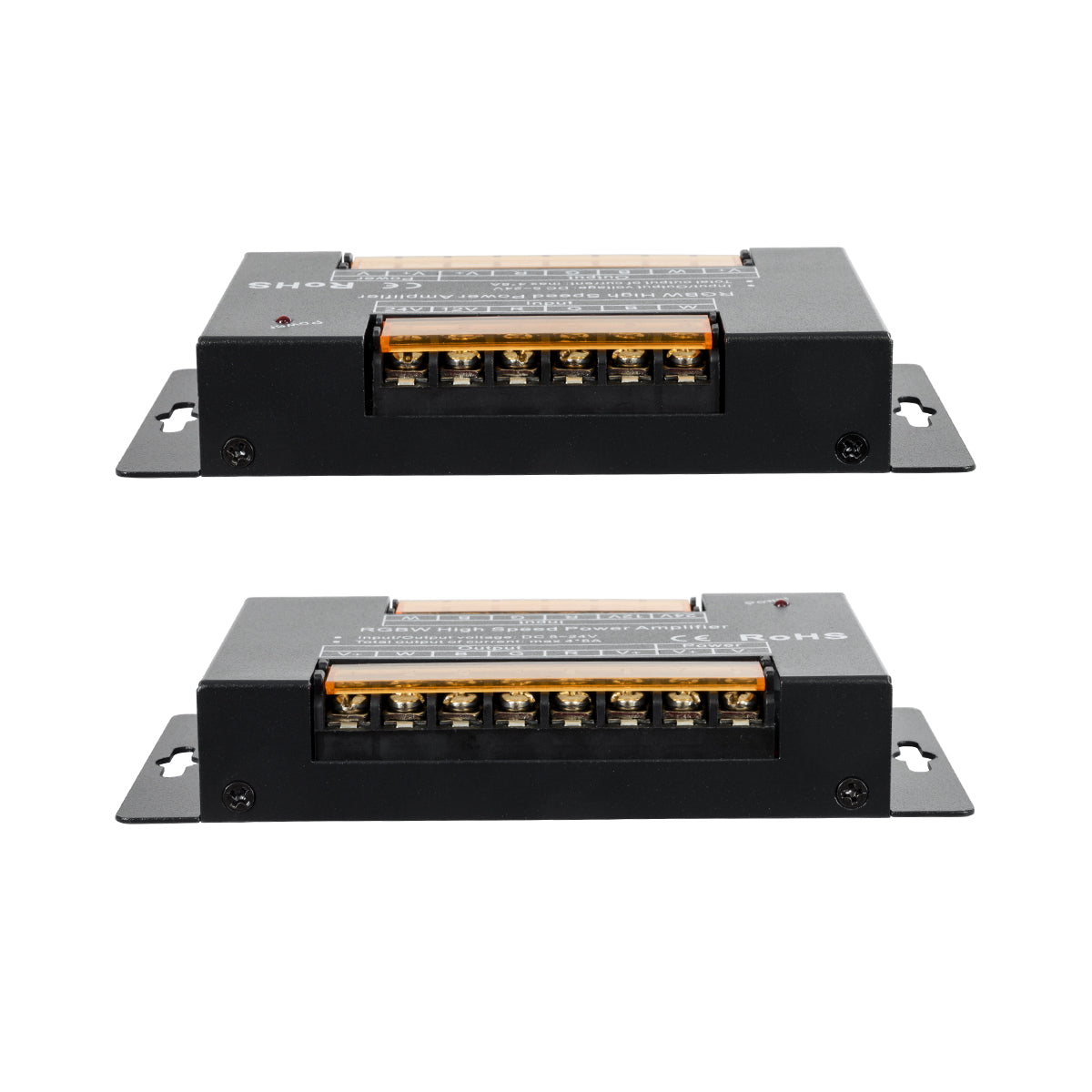 GloboStar® 73394 DC Power & Signal High Speed Amplifier Ενισχυτής Ισχύος & Σήματος Υψηλών Ταχυτήτων 4 Καναλιών DC 5-24V 4 x 8A 768W - Max 32A 768W - IP20 - Μ14.5 x Π7.5 x Υ2.5cm - 3 Χρόνια Εγγύηση