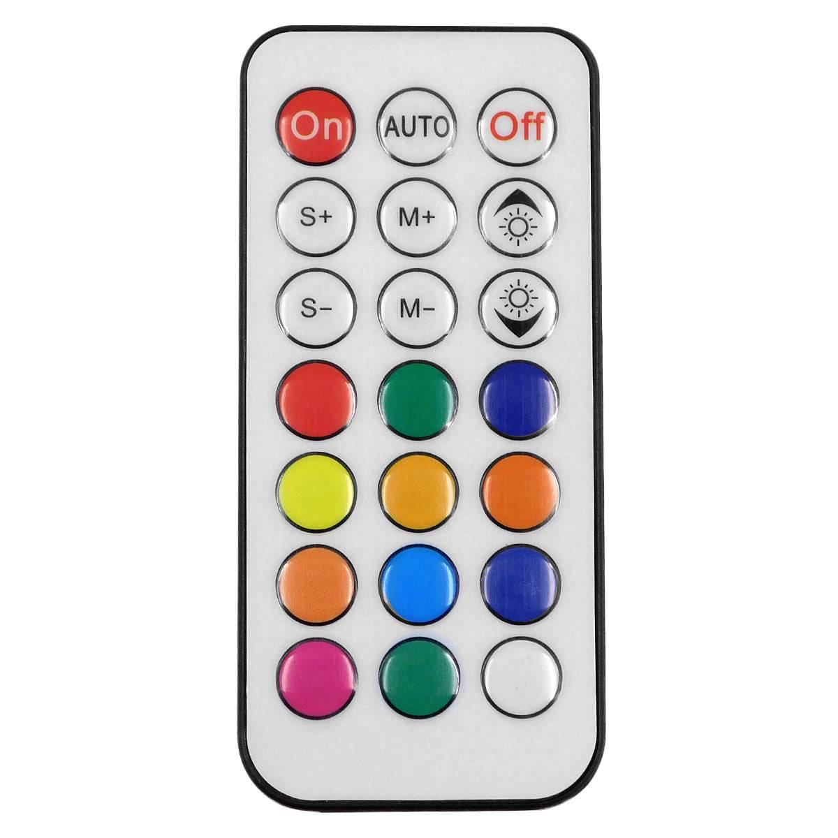 GloboStar® 73449 Ασύρματος Bluetooth LED RGBW Dream-Color Magic Digital Controller με Χειριστήριο IR για LED Digital RGBW Προϊόντα DC 5-24V Max 2048 IC - ledmania.gr