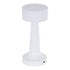 GloboStar® NANNA 76471 Μοντέρνο Επιτραπέζιο Φωτιστικό Πορτατίφ LED 1.5W 105lm 120° DC 5V Επαναφορτιζόμενο με Μπαταρία Li-ion 1800mAh - Διακόπτη Αφής με 3 Εναλλαγές Φωτισμού CCT Θερμό - Φυσικό - Ψυχρό 1500K - 4500K - 6000K Dimmable - D9 x 21cm - Λευκό - ledmania.gr