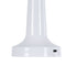GloboStar® NANNA 76471 Μοντέρνο Επιτραπέζιο Φωτιστικό Πορτατίφ LED 1.5W 105lm 120° DC 5V Επαναφορτιζόμενο με Μπαταρία Li-ion 1800mAh - Διακόπτη Αφής με 3 Εναλλαγές Φωτισμού CCT Θερμό - Φυσικό - Ψυχρό 1500K - 4500K - 6000K Dimmable - D9 x 21cm - Λευκό - ledmania.gr