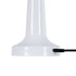 GloboStar® NANNA 76471 Μοντέρνο Επιτραπέζιο Φωτιστικό Πορτατίφ LED 1.5W 105lm 120° DC 5V Επαναφορτιζόμενο με Μπαταρία Li-ion 1800mAh - Διακόπτη Αφής με 3 Εναλλαγές Φωτισμού CCT Θερμό - Φυσικό - Ψυχρό 1500K - 4500K - 6000K Dimmable - D9 x 21cm - Λευκό - ledmania.gr