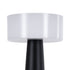 GloboStar® NANNA 76472 Μοντέρνο Επιτραπέζιο Φωτιστικό Πορτατίφ LED 1.5W 105lm 120° DC 5V Επαναφορτιζόμενο με Μπαταρία Li-ion 1800mAh - Διακόπτη Αφής με 3 Εναλλαγές Φωτισμού CCT Θερμό - Φυσικό - Ψυχρό 1500K - 4500K - 6000K Dimmable - D9 x 21cm - Μαύρο - ledmania.gr