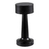 GloboStar® BELLA 76503 Μοντέρνο Επιτραπέζιο Φωτιστικό Πορτατίφ LED 1.5W 105lm 120° DC 5V Επαναφορτιζόμενο με Μπαταρία Li-ion 1800mAh - Διακόπτη Αφής με 3 Εντάσεις Φωτισμού Θερμό Λευκό 2700K Dimmable - Φ9 x 21cm - Μαύρο - ledmania.gr