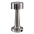GloboStar® BELLA 76504 Μοντέρνο Επιτραπέζιο Φωτιστικό Πορτατίφ LED 1.5W 105lm 120° DC 5V Επαναφορτιζόμενο με Μπαταρία Li-ion 1800mAh - Διακόπτη Αφής με 3 Εντάσεις Φωτισμού Θερμό Λευκό 2700K Dimmable - Φ9 x 21cm - Ασημί - ledmania.gr