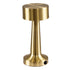 GloboStar® BELLA 76506 Μοντέρνο Επιτραπέζιο Φωτιστικό Πορτατίφ LED 1.5W 105lm 120° DC 5V Επαναφορτιζόμενο με Μπαταρία Li-ion 1800mAh - Διακόπτη Αφής με 3 Εντάσεις Φωτισμού Θερμό Λευκό 2700K Dimmable - Φ9 x 21cm - Χρυσό - ledmania.gr