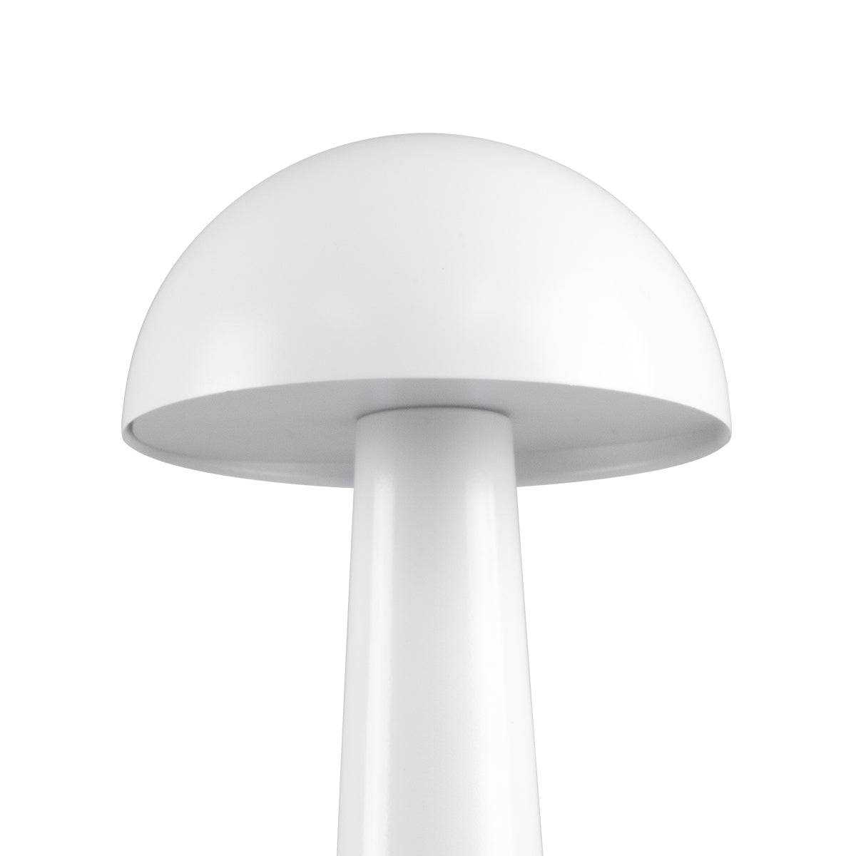GloboStar® COCO 76508 Μοντέρνο Επιτραπέζιο Φωτιστικό Πορτατίφ LED 1.5W 105lm 120° DC 5V Επαναφορτιζόμενο με Μπαταρία 1800mAh - Διακόπτη Αφής με 3 Εντάσεις Φωτισμού Θερμό Λευκό 2700K Dimmable - Φ10 x 22cm - Λευκό - ledmania.gr