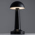 GloboStar® COCO 76509 Μοντέρνο Επιτραπέζιο Φωτιστικό Πορτατίφ LED 1.5W 105lm 120° DC 5V Επαναφορτιζόμενο με Μπαταρία Li-ion 1800mAh - Διακόπτη Αφής με 3 Εντάσεις Φωτισμού Θερμό Λευκό 2700K Dimmable - Φ10 x 22cm - Μαύρο - ledmania.gr