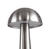 GloboStar® COCO 76510 Μοντέρνο Επιτραπέζιο Φωτιστικό Πορτατίφ LED 1.5W 105lm 120° DC 5V Επαναφορτιζόμενο με Μπαταρία Li-ion 1800mAh - Διακόπτη Αφής με 3 Εντάσεις Φωτισμού Θερμό Λευκό 2700K Dimmable - Φ10 x 22cm - Ασημί - ledmania.gr
