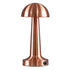 GloboStar® COCO 76511 Μοντέρνο Επιτραπέζιο Φωτιστικό Πορτατίφ LED 1.5W 105lm 120° DC 5V Επαναφορτιζόμενο με Μπαταρία Li-ion 1800mAh - Διακόπτη Αφής με 3 Εντάσεις Φωτισμού Θερμό Λευκό 2700K Dimmable - Φ10 x 22cm - Χάλκινο - ledmania.gr