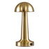 GloboStar® COCO 76512 Μοντέρνο Επιτραπέζιο Φωτιστικό Πορτατίφ LED 1.5W 105lm 120° DC 5V Επαναφορτιζόμενο με Μπαταρία Li-ion 1800mAh - Διακόπτη Αφής με 3 Εντάσεις Φωτισμού Θερμό Λευκό 2700K Dimmable - Φ10 x 22cm - Χρυσό - ledmania.gr