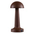 GloboStar® COCO 76513 Μοντέρνο Επιτραπέζιο Φωτιστικό Πορτατίφ LED 1.5W 105lm 120° DC 5V Επαναφορτιζόμενο με Μπαταρία Li-ion 1800mAh - Διακόπτη Αφής με 3 Εντάσεις Φωτισμού Θερμό Λευκό 2700K Dimmable - Φ10 x 22cm - Σκούρο Καφέ - ledmania.gr