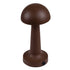 GloboStar® COCO 76513 Μοντέρνο Επιτραπέζιο Φωτιστικό Πορτατίφ LED 1.5W 105lm 120° DC 5V Επαναφορτιζόμενο με Μπαταρία Li-ion 1800mAh - Διακόπτη Αφής με 3 Εντάσεις Φωτισμού Θερμό Λευκό 2700K Dimmable - Φ10 x 22cm - Σκούρο Καφέ - ledmania.gr