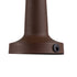 GloboStar® COCO 76513 Μοντέρνο Επιτραπέζιο Φωτιστικό Πορτατίφ LED 1.5W 105lm 120° DC 5V Επαναφορτιζόμενο με Μπαταρία Li-ion 1800mAh - Διακόπτη Αφής με 3 Εντάσεις Φωτισμού Θερμό Λευκό 2700K Dimmable - Φ10 x 22cm - Σκούρο Καφέ - ledmania.gr