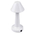 GloboStar® MOLLY 76514 Μοντέρνο Επιτραπέζιο Φωτιστικό Πορτατίφ LED 1.5W 105lm 120° DC 5V Επαναφορτιζόμενο με Μπαταρία Li-ion 1800mAh - Διακόπτη Αφής με 3 Εντάσεις Φωτισμού Θερμό Λευκό 2700K Dimmable - Φ10 x 23cm - Λευκό - ledmania.gr