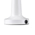 GloboStar® MOLLY 76514 Μοντέρνο Επιτραπέζιο Φωτιστικό Πορτατίφ LED 1.5W 105lm 120° DC 5V Επαναφορτιζόμενο με Μπαταρία Li-ion 1800mAh - Διακόπτη Αφής με 3 Εντάσεις Φωτισμού Θερμό Λευκό 2700K Dimmable - Φ10 x 23cm - Λευκό - ledmania.gr