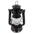 GloboStar® 76546 Vintage Επιτραπέζιο Διακοσμητικό Φωτιστικό LED Retro Μαύρο Φαναράκι Flame Effect 10W 500lm Επαναφορτιζόμενο με Διακόπτη On/Off & Καλώδιο EU Πρίζα - Μπαταρίας 2x18650 4000Mah (Περιλαμβάνονται) Ultra Θερμό Λευκό 1800K - ledmania.gr