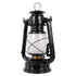 GloboStar® 76546 Vintage Επιτραπέζιο Διακοσμητικό Φωτιστικό LED Retro Μαύρο Φαναράκι Flame Effect 10W 500lm Επαναφορτιζόμενο με Διακόπτη On/Off & Καλώδιο EU Πρίζα - Μπαταρίας 2x18650 4000Mah (Περιλαμβάνονται) Ultra Θερμό Λευκό 1800K - ledmania.gr