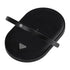 GloboStar® ECLIPSE 76558 Μοντέρνο Επιτραπέζιο Φωτιστικό Πορτατίφ LED 15W 1200lm 180° AC 230V - με Ασύρματη Φόρτιση - Wireless Charger - Διακόπτη Αφής με 3 Εντάσεις Φωτισμού Φυσικό Λευκό 4500K Dimmable - Μ17 x Π13 x Υ10 - Μαύρο - ledmania.gr