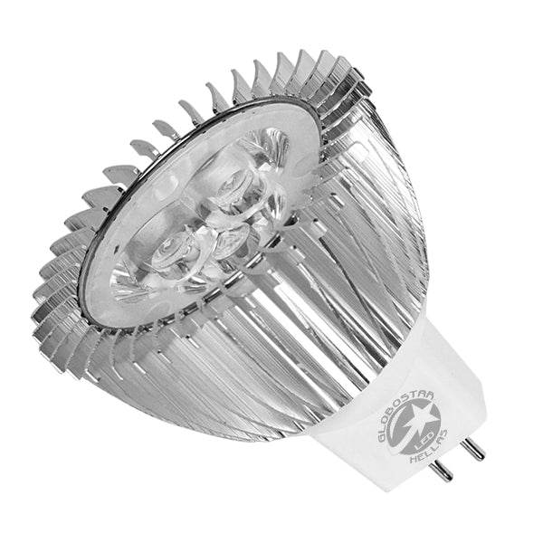 Λάμπα LED Σποτ MR16 GU5.3 3W 12V 280lm 45° Φυσικό Λευκό 4500k GloboStar 77454 - ledmania.gr