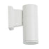 GloboStar® WALLY 77870 Φωτιστικό Τοίχου - Απλίκα Αρχιτεκτονικού Φωτισμού Εσωτερικού/Εξωτερικού Χώρου Up or Down Μονόφωτο 1 x GU10 AC220-240V Αδιάβροχο IP65 - Σώμα Αλουμινίου & Tempered Glass - Μ6.4 x Π11 x Υ17cm - Λευκό - 5 Years Warranty - ledmania.gr