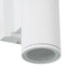 GloboStar® WALLY 77870 Φωτιστικό Τοίχου - Απλίκα Αρχιτεκτονικού Φωτισμού Εσωτερικού/Εξωτερικού Χώρου Up or Down Μονόφωτο 1 x GU10 AC220-240V Αδιάβροχο IP65 - Σώμα Αλουμινίου & Tempered Glass - Μ6.4 x Π11 x Υ17cm - Λευκό - 5 Years Warranty - ledmania.gr
