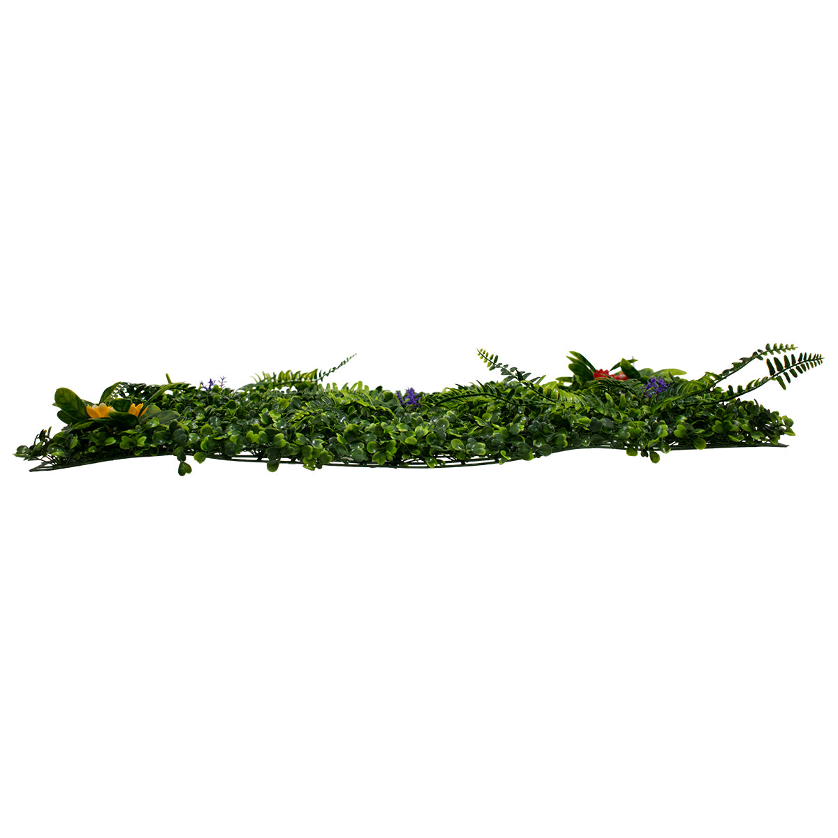 GloboStar® 78409 Artificial - Συνθετικό Τεχνητό Διακοσμητικό Πάνελ Φυλλωσιάς - Κάθετος Κήπος Πυξάρι - Φτέρη - Περεσκία Πράσινο Μ60 x Υ40 x Π7cm - ledmania.gr