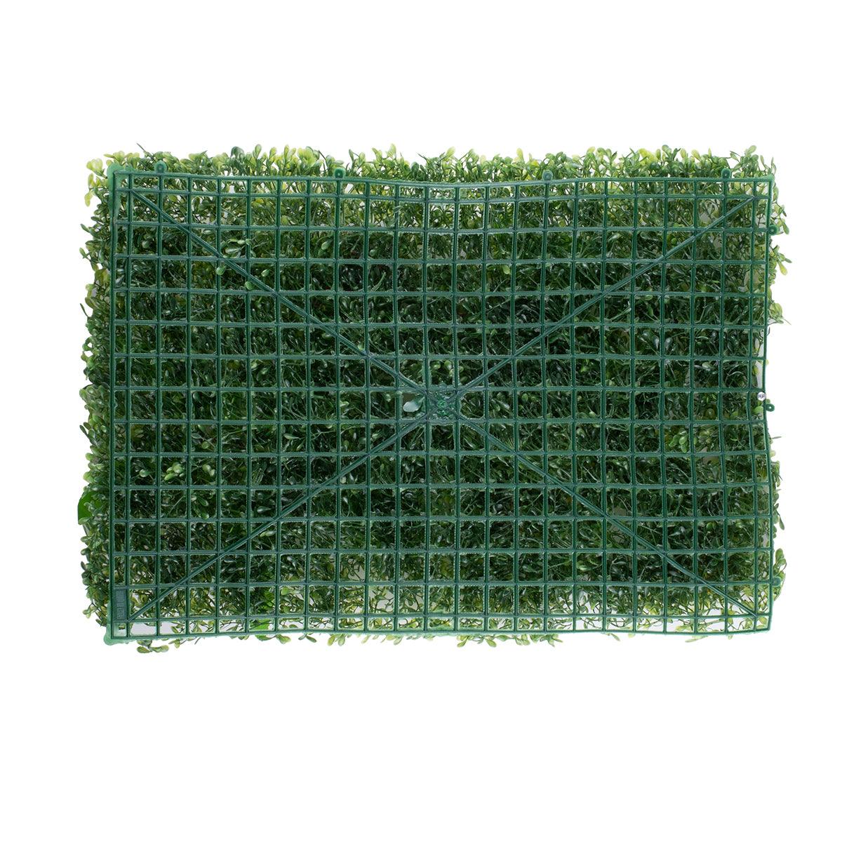 GloboStar® 78429 Artificial - Συνθετικό Τεχνητό Διακοσμητικό Πάνελ Φυλλωσιάς - Κάθετος Κήπος Πυξάρι - Φτέρη - Πόλκα - Λευκό - Κίτρινο - Κόκκινο Μ60 x Υ40 x Π7cm - ledmania.gr