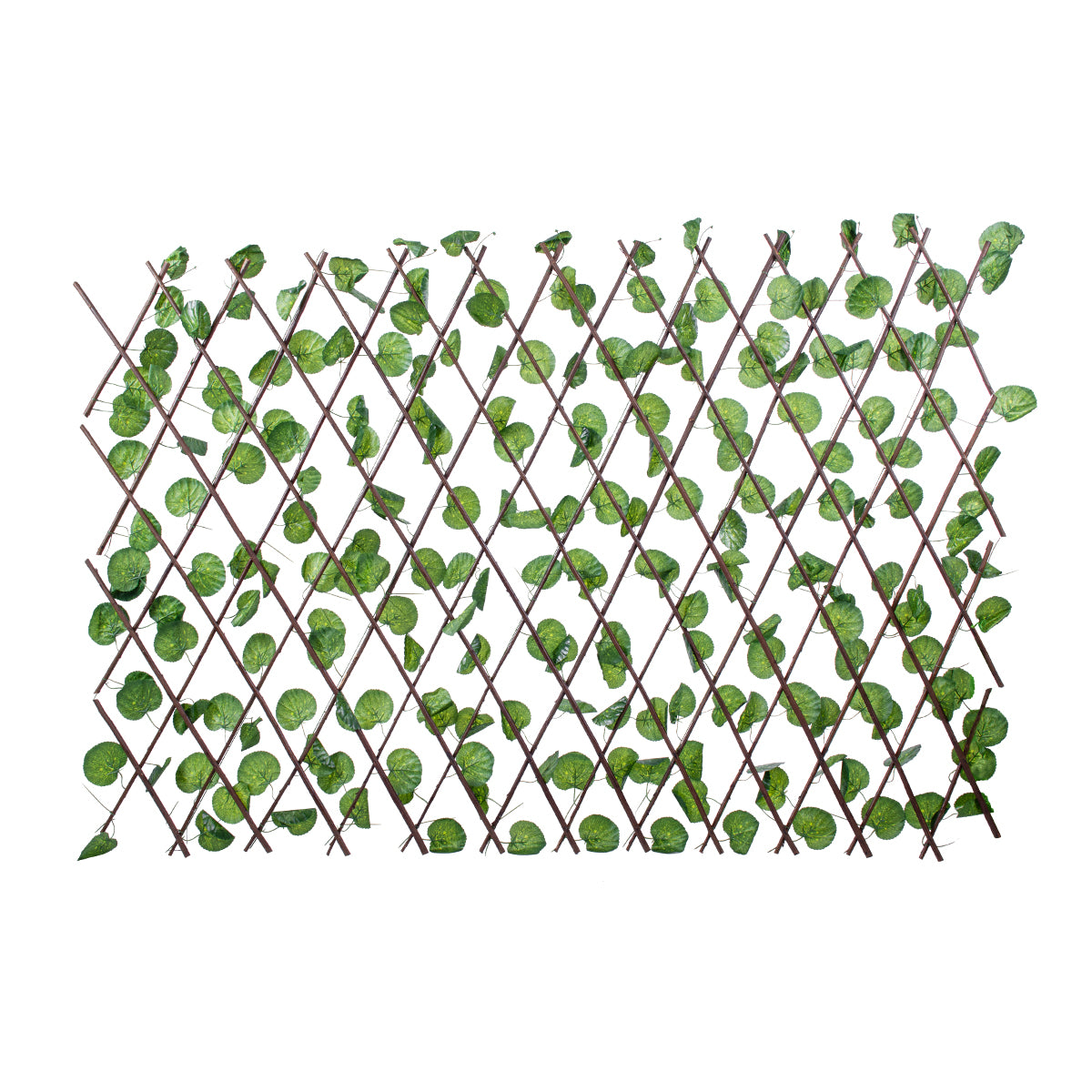 GloboStar® Artificial Garden NASTURTIUM 78498 Πτυσσόμενη Πέργκολα Τεχνητής Φυλλωσιάς - Κάθετος Κήπος Σύνθεση Ινδοκάρδαμο Μ110 x Π10 x Υ120cm (min) Μ310 x Π10 x Υ45cm (max) - ledmania.gr