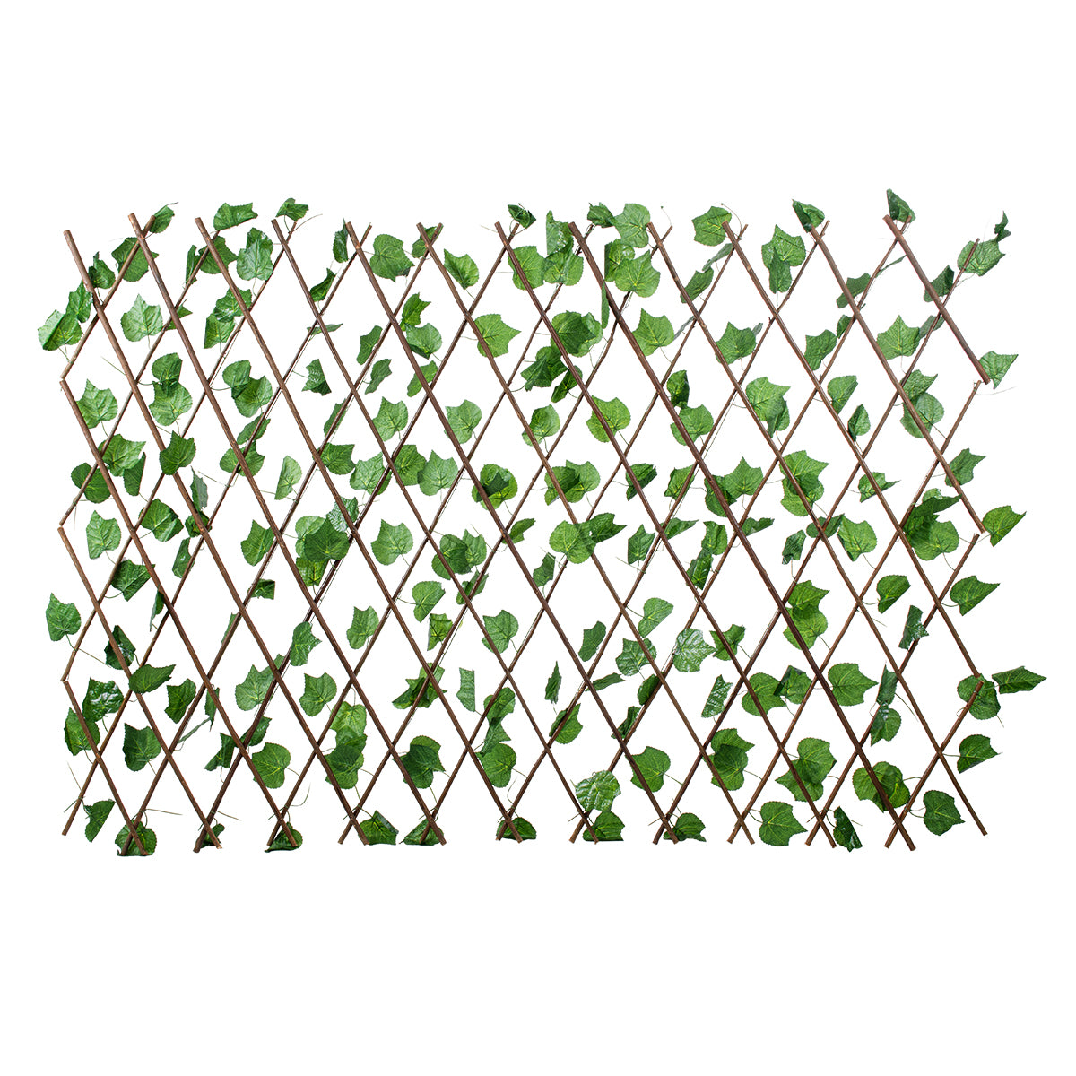 GloboStar® Artificial Garden VINE LEAVES 78499 Πτυσσόμενη Πέργκολα Τεχνητής Φυλλωσιάς - Κάθετος Κήπος Σύνθεση Αμπελόφυλλο Μ110 x Π10 x Υ120cm (min) Μ310 x Π10 x Υ45cm (max) - ledmania.gr
