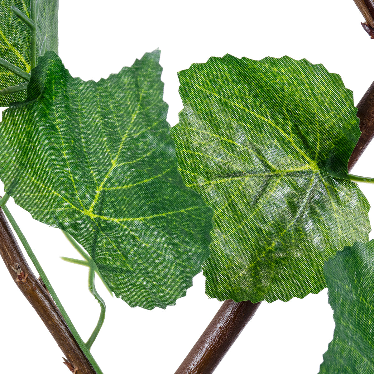 GloboStar® Artificial Garden VINE LEAVES 78499 Πτυσσόμενη Πέργκολα Τεχνητής Φυλλωσιάς - Κάθετος Κήπος Σύνθεση Αμπελόφυλλο Μ110 x Π10 x Υ120cm (min) Μ310 x Π10 x Υ45cm (max) - ledmania.gr