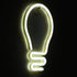 GloboStar® 78576 Φωτιστικό Ταμπέλα Φωτεινή Επιγραφή NEON LED Σήμανσης LAMP 5W με Καλώδιο Τροφοδοσίας USB - Μπαταρίας 3xAAA (Δεν Περιλαμβάνονται) - Ψυχρό Λευκό 6000K - ledmania.gr