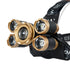GloboStar® 79060 Φορητός Φακός Κεφαλής LED CREE 50W με Επαναφορτιζόμενη Μπαταρία 3600mAh & Καλώδιο Φόρτισης USB - Ψυχρό Λευκό 6000K - Μ8.5 x Π5.5 x Υ5cm - ledmania.gr