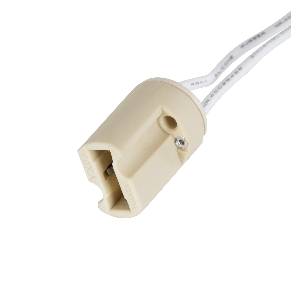 GloboStar® 79597 Κεραμικό Ντουί G9 με 15CM Καλώδιο D1.8 x H2.6cm - ledmania.gr