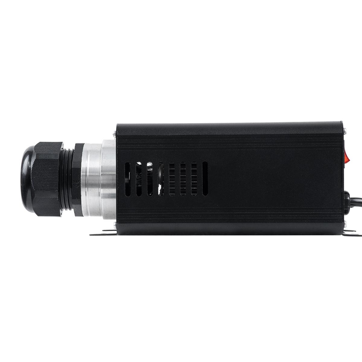 GloboStar® 79612 Μηχανή Οπτικής Ίνας Μονής Κεφαλής - Fiber Optic Light Machine Single Head LED 45W AC 220-240V με Ασύρματο Χειριστήριο RF 2.4Ghz Μ14 x Π26 x Υ8.5cm RGBW - 2 Years Warranty - ledmania.gr