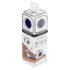 GloboStar® TRAVEL PowerCube PRO Certified 79646 Πολύπριζο 5 Θέσεων με 1.5m Kαλώδιο - 5 Πρίζες Ασφαλείας Childproof EU Schuko AC 220-240V Μ7.5 x Π11.5 x Υ7.5 - Λευκό με Μπλε - Max Load 3680W/16A - ledmania.gr
