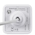 GloboStar® TRAVEL PowerCube PRO Certified 79646 Πολύπριζο 5 Θέσεων με 1.5m Kαλώδιο - 5 Πρίζες Ασφαλείας Childproof EU Schuko AC 220-240V Μ7.5 x Π11.5 x Υ7.5 - Λευκό με Μπλε - Max Load 3680W/16A - ledmania.gr