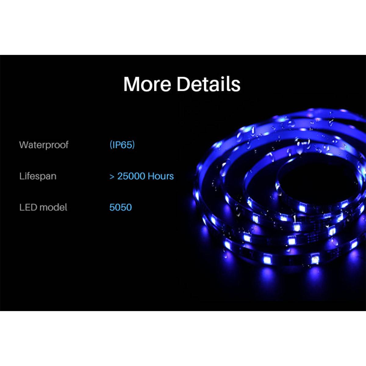 GloboStar® 80024 SONOFF L1-5M-EU-GR-R2 - Wi-Fi Smart RGB LED Light Strip SET 5M Waterproof IP65 - ledmania.gr