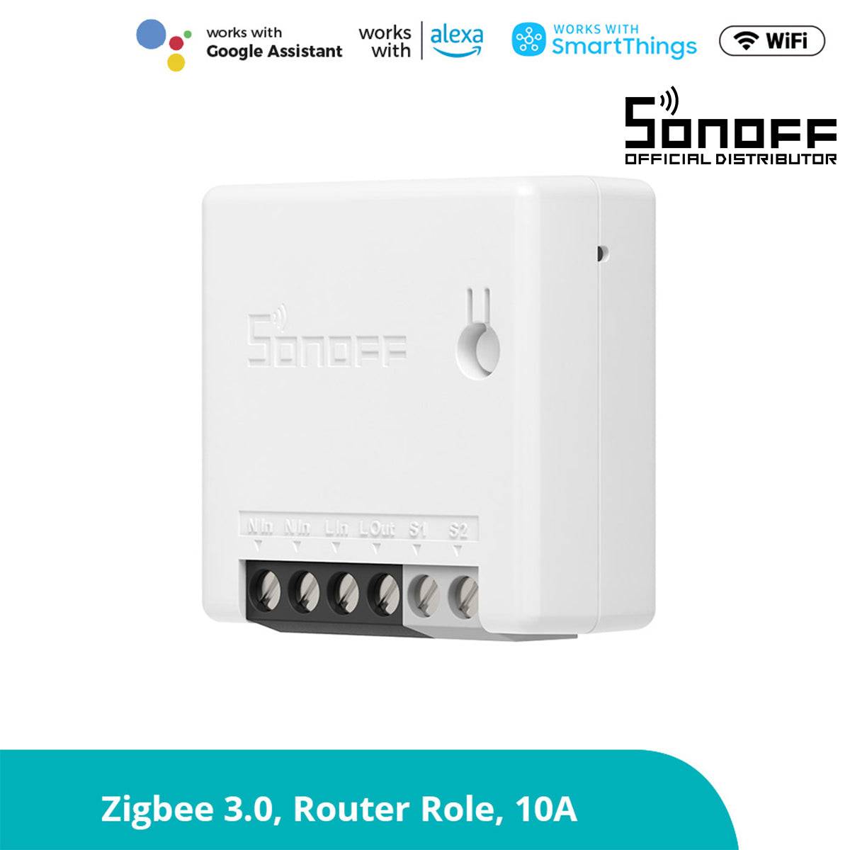 GloboStar® 80045 SONOFF ZBMINI-R3 - Zigbee Wireless Smart Switch Two Way Dual Relay - 2 Output Channel - ledmania.gr