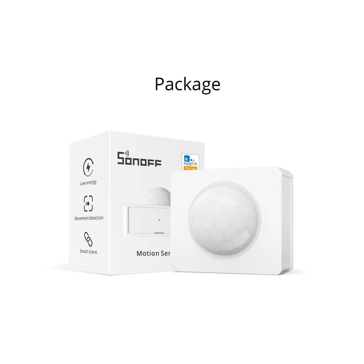 GloboStar® 80064 SONOFF PIR3-RF – Smart 433MHZ RF PIR Motion Sensor 6m/110° Detection - ledmania.gr