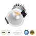 GloboStar® MICRO-S 60236 Χωνευτό LED Spot Downlight TrimLess Φ4cm 5W 650lm 38° AC 220-240V IP20 Φ4 x Υ5.9cm - Στρόγγυλο - Λευκό - Φυσικό Λευκό 4500K - Bridgelux COB - 5 Years Warranty - ledmania.gr