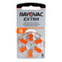 RAYOVAC EXTRA ADVANCED 13 MF HEARING AID BATTERIES - ledmania.gr