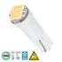 GloboStar® 81037 Λάμπα Αυτοκινήτου T5 3rd Generation Can-Bus LED 3 SMD 4014 0.6W 120lm 120° DC 12V IP20 Θερμό Λευκό 3000K - ledmania.gr