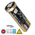GloboStar® 81116 Λάμπα Αυτοκίνητου T10 W5W 3rd Generation Can-Bus Extreme Series LED 3 SMD 3030 3W 360lm 360° DC 12V IP20 Κόκκινο - ledmania.gr