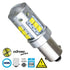 GloboStar® 81295 Λάμπα Αυτοκίνητου BA9S - T4W 3rd Generation Can-Bus Extreme Series LED 16 CREE XBD 15W 2115lm 360° DC 12V IP20 Ψυχρό Λευκό 6000K - ledmania.gr