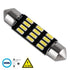 GloboStar® 81303 Λάμπα Αυτοκίνητου 39mm FESTOON - C5W LED 12 SMD 5630 6W 900lm 120° DC 12V IP20 Ψυχρό Λευκό 6000K - ledmania.gr