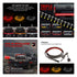 GloboStar® 85330 Car Backlit LED Strip Εύκαμπτη Ταινία 150cm Σήμανσης DRL Αυτοκινήτου 6 Προγραμμάτων Φωτισμού LED SMD 2835 80W DC 12V Αδιάβροχη IP68 Πορτοκαλί - Κόκκινο - Ψυχρό Λευκό 6000K - ledmania.gr