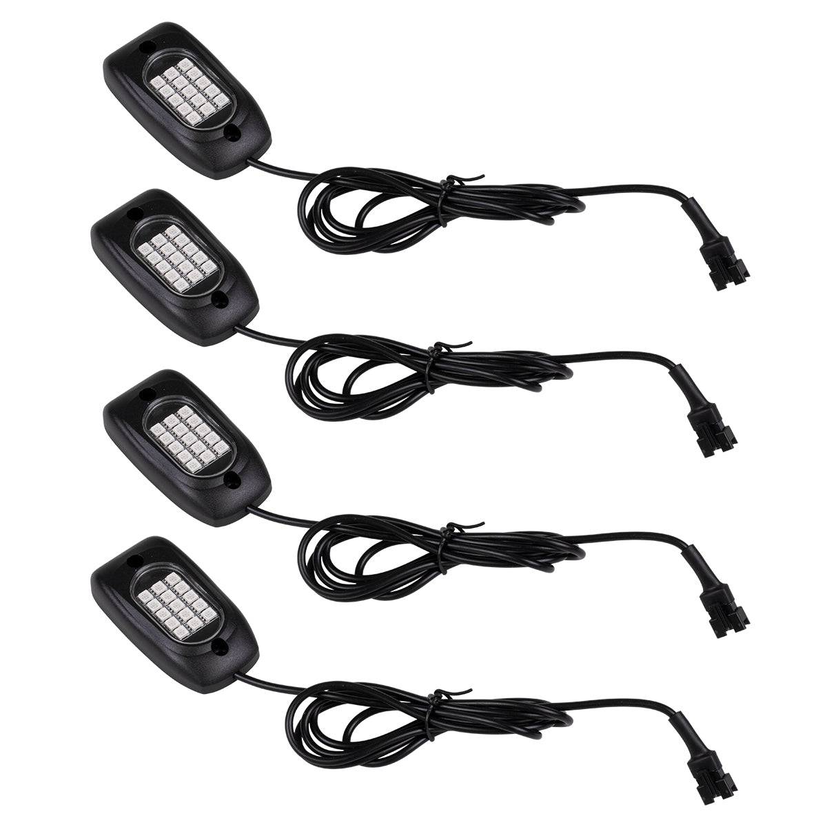 GloboStar® 85331 Car Underbody LED Flood Kit DC 12V 60W με Smart Bluetooth Controller - Εφαρμογή APP & Ασύρματο Χειριστήριο RF Αδιάβροχο IP68 Πολύχρωμο RGB - ledmania.gr